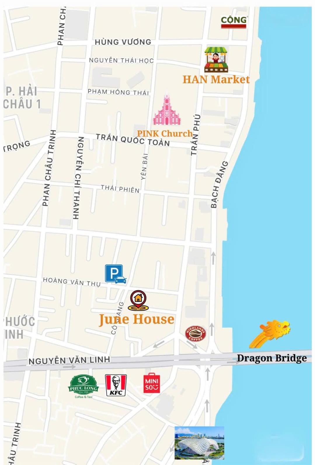 June House - Walk To Dragon Bridge Дом отдыха *